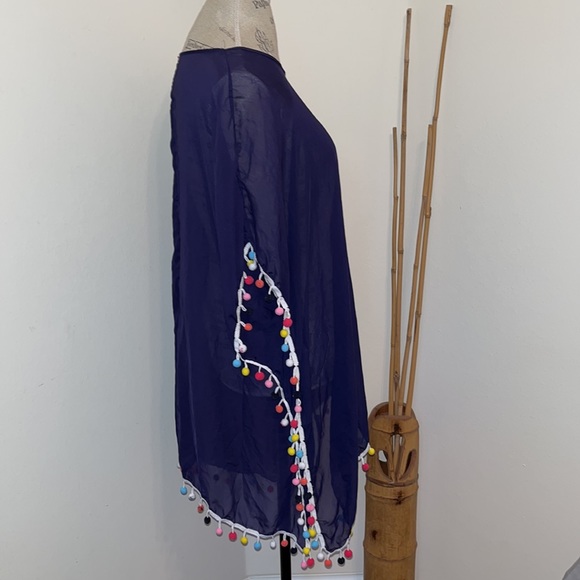 Vic & Lou SHEER COVERUP SIZE OSFA - Picture 2 of 5